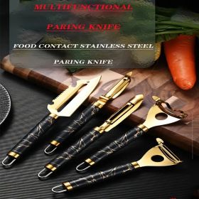 "Professional Multi-Peeler Set - Vegetable/Fish/Corn Tool with Non-Slip Grip" (Quantity: 5pc set)